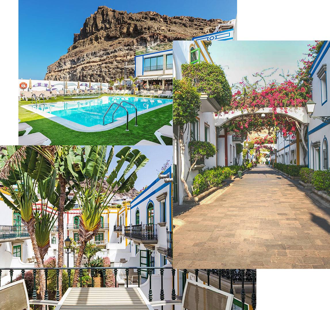Puerto de Mogan LIVVO Apartments collage